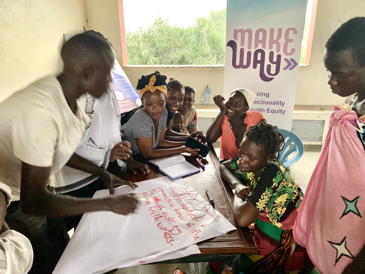 awacuganda's tweet image. 1/2

Under the theme, leave no one behind in health budgets, today we convene a stakeholders’ dialogue on local level budgeting with different local leaders and young people in the Rhino refugee settlement camp in Terego district.

#IntersectionalSRHR #MakeWayProgramme