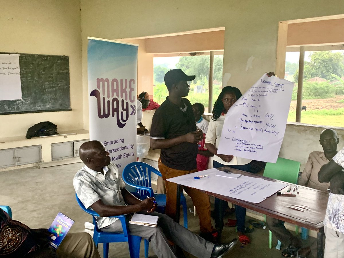 awacuganda's tweet image. 2/2

The participants identified the different levels of their involvement in health budgeting and the challenges that impede effective intersectional and 
responsive gender budgeting.

#IntersectionalSRHR #MakeWayProgramme