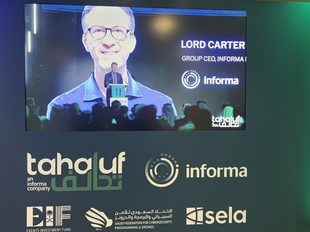 maria_aguete's tweet photo. At @InformaPLC event to celebrate the new #Informa @TahalufGlobal company! In #KSA #SaudiArabia https://t.co/4q1bllzump
