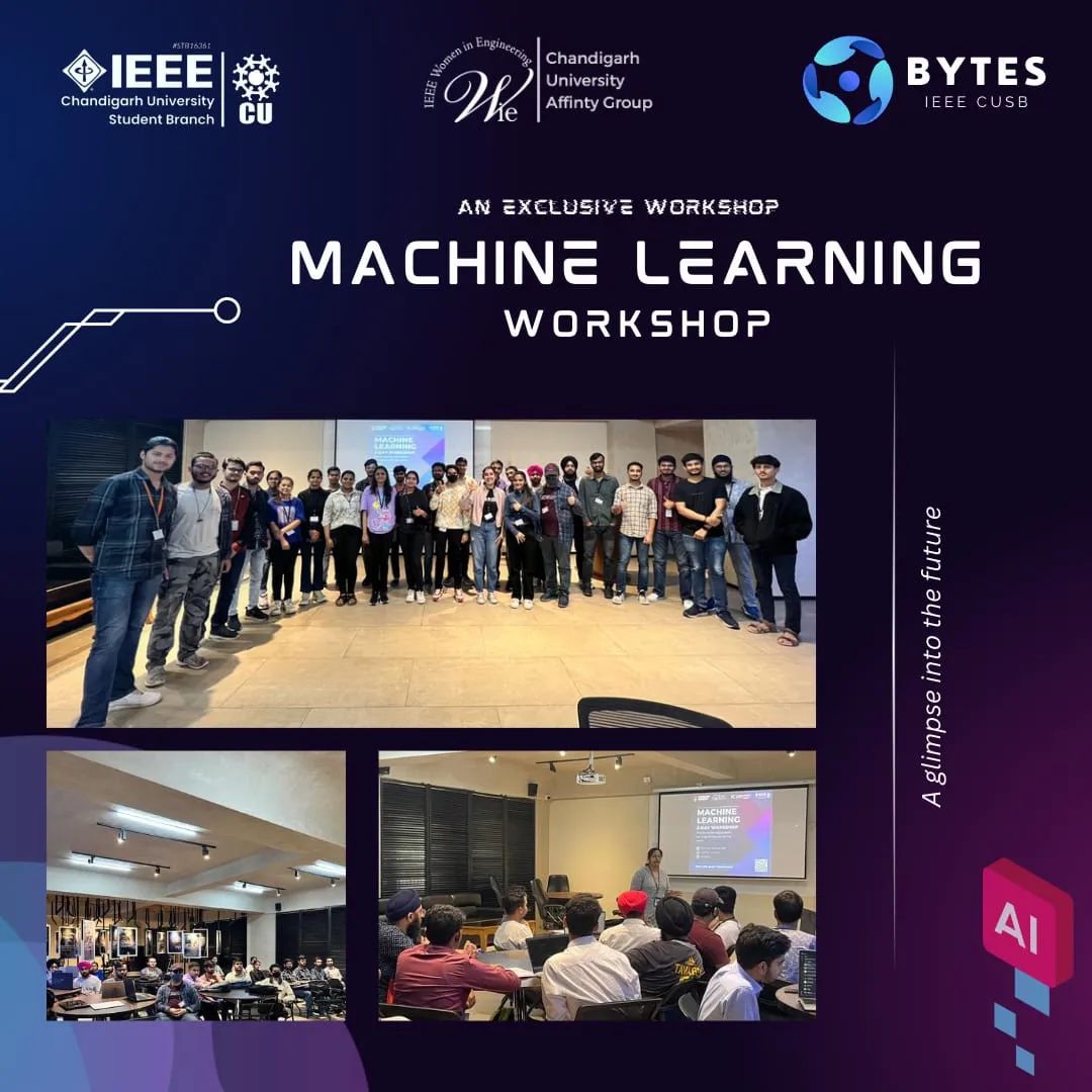 cusb_ieee's tweet photo. Unlocking insights through data-driven algorithms!

IEEE WIE CUSB recently organized a successful Machine Learning (ML) workshop at KCC on 30th and 31st March, 2023. The event was a rousing success giving valuable insights into the world of ML. https://t.co/RDkPQ6KCe6