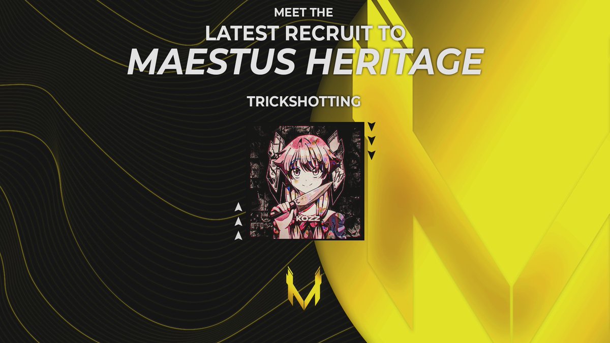 🔴NEW RECRUIT🔴

Today we would like to welcome a new player to our sniping roster! 

- <a href="/K0ZZS/">Kozz ²</a> 

We are glad to have you lad, welcome to maestus ♥