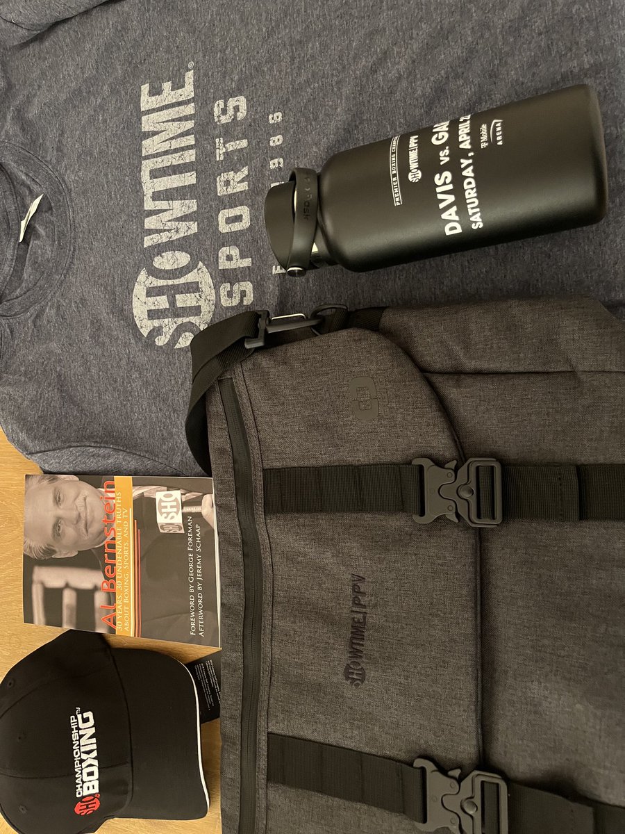 AlBernstein's tweet photo. We have a number of these nice  prizes to give away during the boxing trivia segment at my music show tomorrow night at ⁦@TuscanyCasino⁩ shows at 8 pm &amp; 9:30. No cover charge. Come join us. https://t.co/3wB9acBtqW