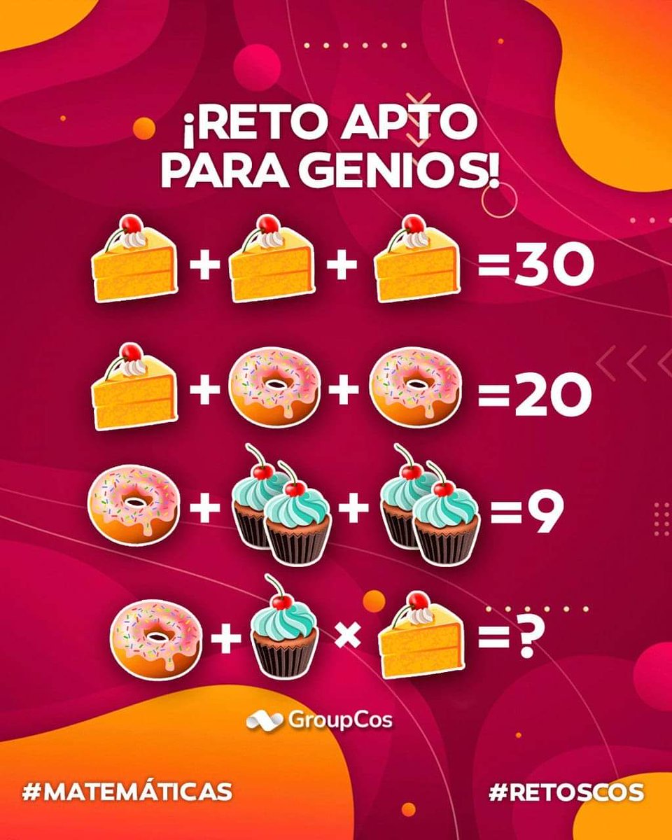 Operación matemáticas:

¿Me ayudarías con este problema?🤔