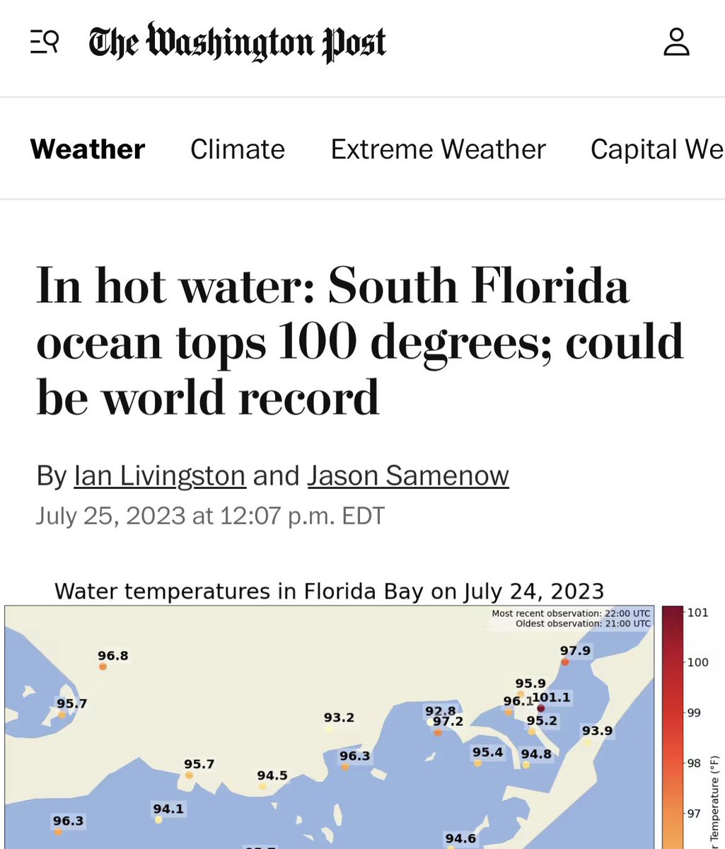 Science journalism is broken

No it is not a world record
It’s not even the highest at that station in the past 6 years

When did journalists and editors stop doing journalism and start turning incorrect but viral Tweets into headlines?

Recipe for misinformation