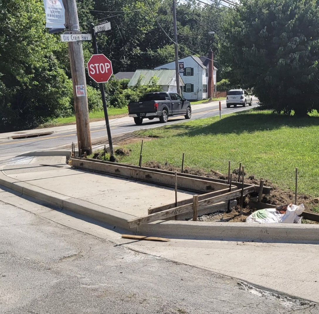 Our crews and contractors are making great strides on the resurfacing of sidewalks along Old Crain Highway between School Lane and Church Street.

Please remember to SLOW DOWN when passing through work zones to keep our staff safe.
#WorkingWednesday #SafetyFirst