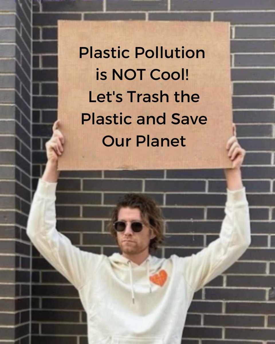 EarthDay's tweet photo. Dude with the sign says #PlasticPollution isn't cool
We'd have to agree.
#EndPalsticPollution #PlanetvsPlastics #dudewiththesign https://t.co/eycLI0762m
