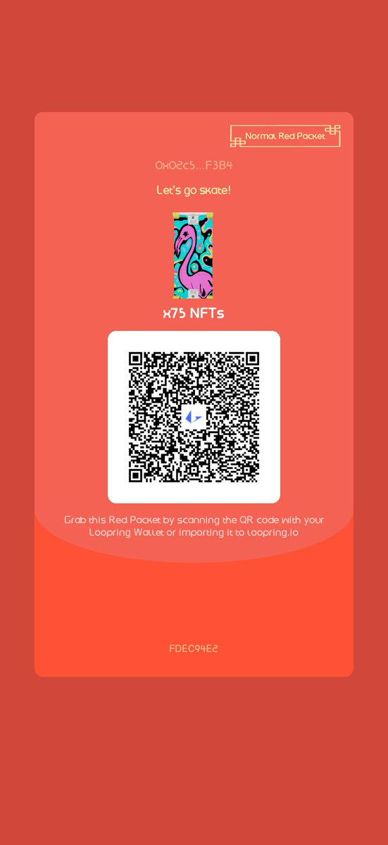 steve_XSA's tweet image. #RedPacket #onLoopring💙 #NFTs 

Relay 🧧