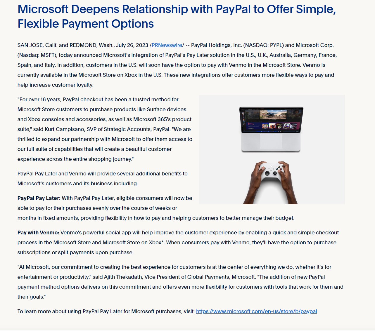 Microsoft Store Support & Return Policy for Surface, Xbox & More