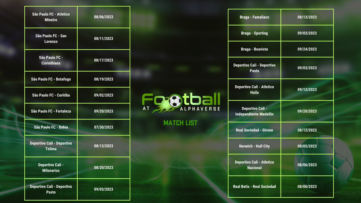 FootballAlphaV's tweet photo. Pour participer :
- Follow @FootballAlphaV &amp; @AlphaVerseGame
- Retweet ce post
- Ouvre un compte FAV : https://t.co/sumrp0gGQ0

Pour chacun des 5 gagnants, au choix :
- 2 places pour un match (voir liste) 🏟️
- 1 maillot de son club favori 👕
- 1 NFT Mystery Ball ⚽ https://t.co/cO4mJwY4Gj