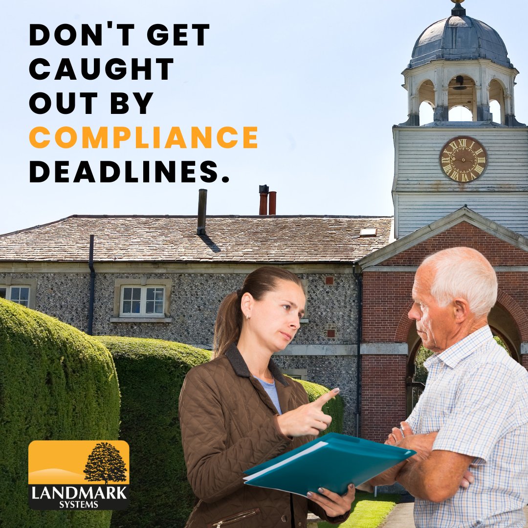 We know that as a #LandAgent or #EstatesManager there are many legal requirements that need to be investigated at very specific times of the year. That's why we have put together a helpful #Compliancechecklist - so you never miss a thing!
Read more here: landmarksystems.co.uk/compliance/