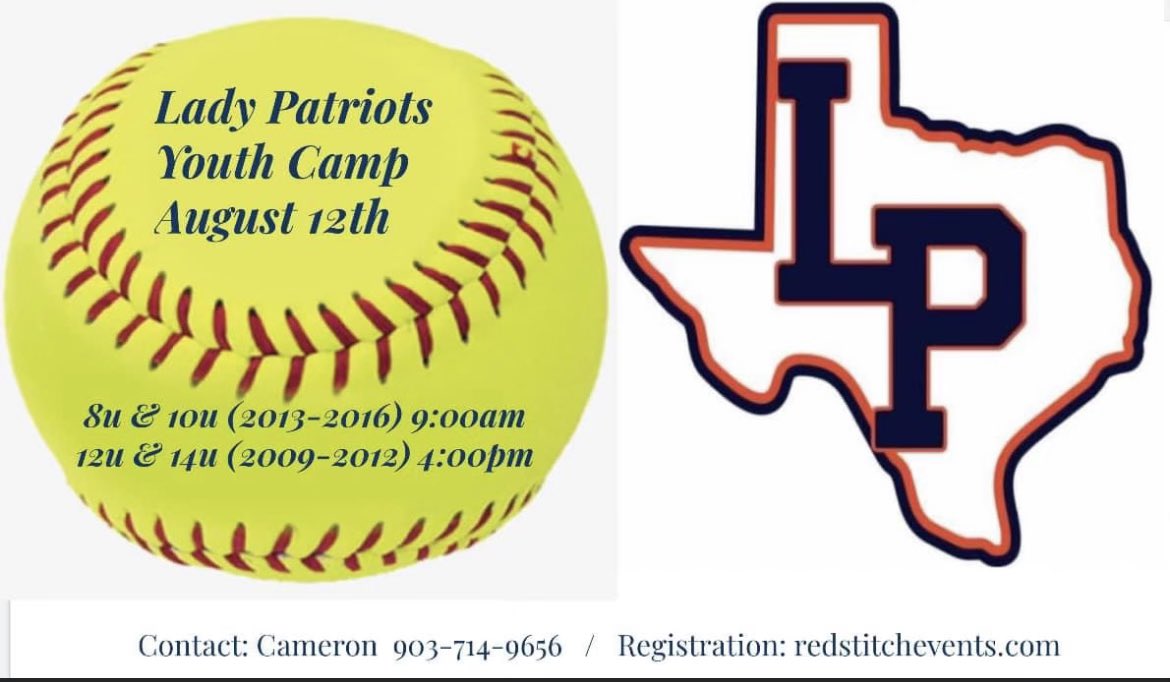 You do not want to miss out on this opportunity. Spots are filling up so don’t hesitate. Hurry get your daughter signed up before it’s too late. register.ryzer.com/camp.cfm?sport…