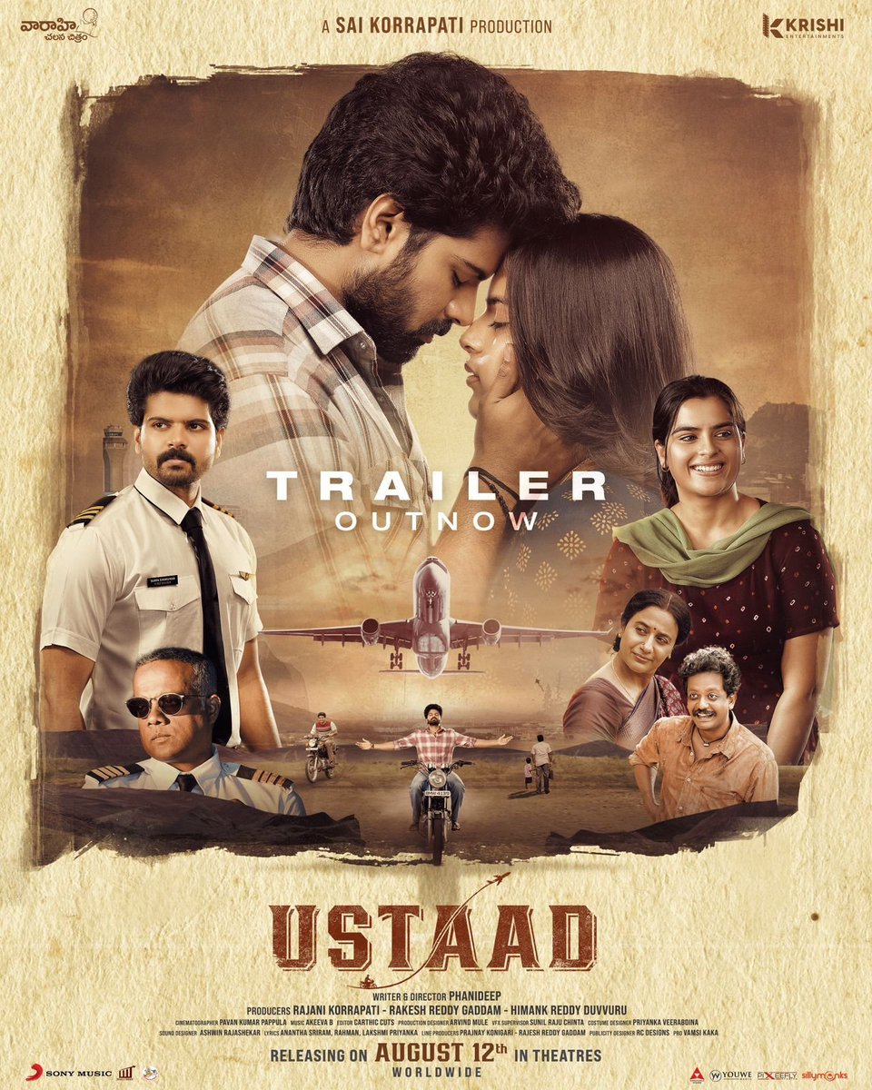trendy tolly (@trendytollypr) on Twitter photo A Tale of Perseverance ❤️
Witness the inspiring journey of Surya as he strives to reach great heights..🙌🏻
▶️ youtu.be/4fw5y1JLYtM
#UstaadTrailer out now.
#UstaadOnAug12th
<a href="/Simhakoduri23/">Sri Simha Koduri</a> <a href="/kavyakalyanram/">KavyaKalyanram</a> <a href="/phani025/">phanideep</a> <a href="/Akeeva_B/">Akeeva B</a> <a href="/vaaraahicc/">Vaaraahi Chalana Chitram</a> <a href="/krishient/">KRISHI Entertainments</a> <a href="/rakeshreddy1224/">Gaddam Rakesh Reddy</a> A Tale of Perseverance ❤️
Witness the inspiring journey of Surya as he strives to reach great heights..🙌🏻
▶️ youtu.be/4fw5y1JLYtM
#UstaadTrailer out now.
#UstaadOnAug12th
<a href="/Simhakoduri23/">Sri Simha Koduri</a> <a href="/kavyakalyanram/">KavyaKalyanram</a> <a href="/phani025/">phanideep</a> <a href="/Akeeva_B/">Akeeva B</a> <a href="/vaaraahicc/">Vaaraahi Chalana Chitram</a> <a href="/krishient/">KRISHI Entertainments</a> <a href="/rakeshreddy1224/">Gaddam Rakesh Reddy</a>