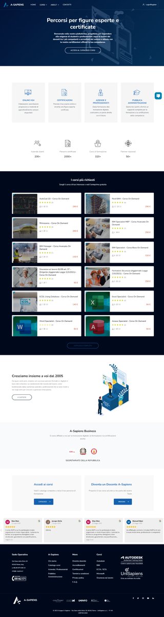 danielehttps's tweet image. 1yr of #development on this @moodle project for @asapiens 😅 its my baby 🩷 just found a beautiful @MoodleMootIT community and a new (to me) way to improove my #developer skills. I just focused on the best #uxdesign & #uidesign for trainees...
🖥️ asapiensondemand.com
