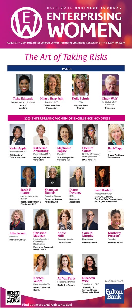 BaltBizEvents's tweet photo. Low Ticket Alert
Join us for an inspiring morning! 
https://t.co/7AUpX1cZGJ

Thank you to @FultonBank, @GScentralMD, MAG Partners, @McDanielCollege, @Strategicfact,  @mediastarpromo, and @AllogramAwards https://t.co/Tva76SktvS