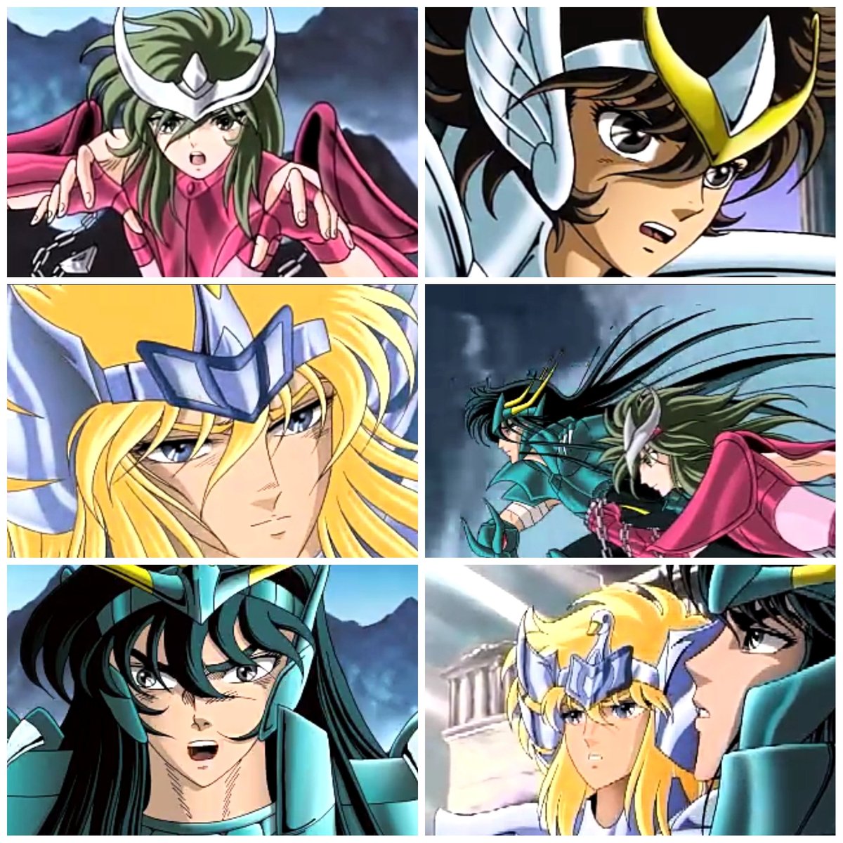 CityHunter019's tweet photo. #SaintSeiya✨#聖闘士星矢
#ZeusChapter
Shun ⛓️ Seiya Hyoga ❄️ Shiryu 🐉
Crédit à l'auteur https://t.co/wq7BlZhmJt