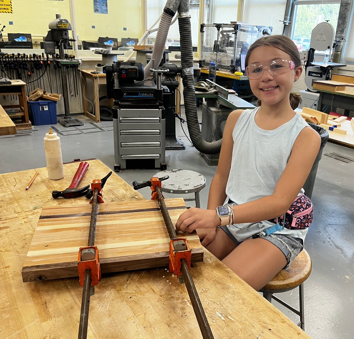 GET SMArT campers at ENMS in Week 3 are building VEX IQ robots, 3D design printing and laser engraving, woodworking, developing their own video games, and constructing rockets to launch!  STEM engagement at its best!  #STEMeducation #summer2023