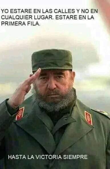 Siempre su ejemplo.
#70Moncada.
#Cuba.
#Mayabeque.