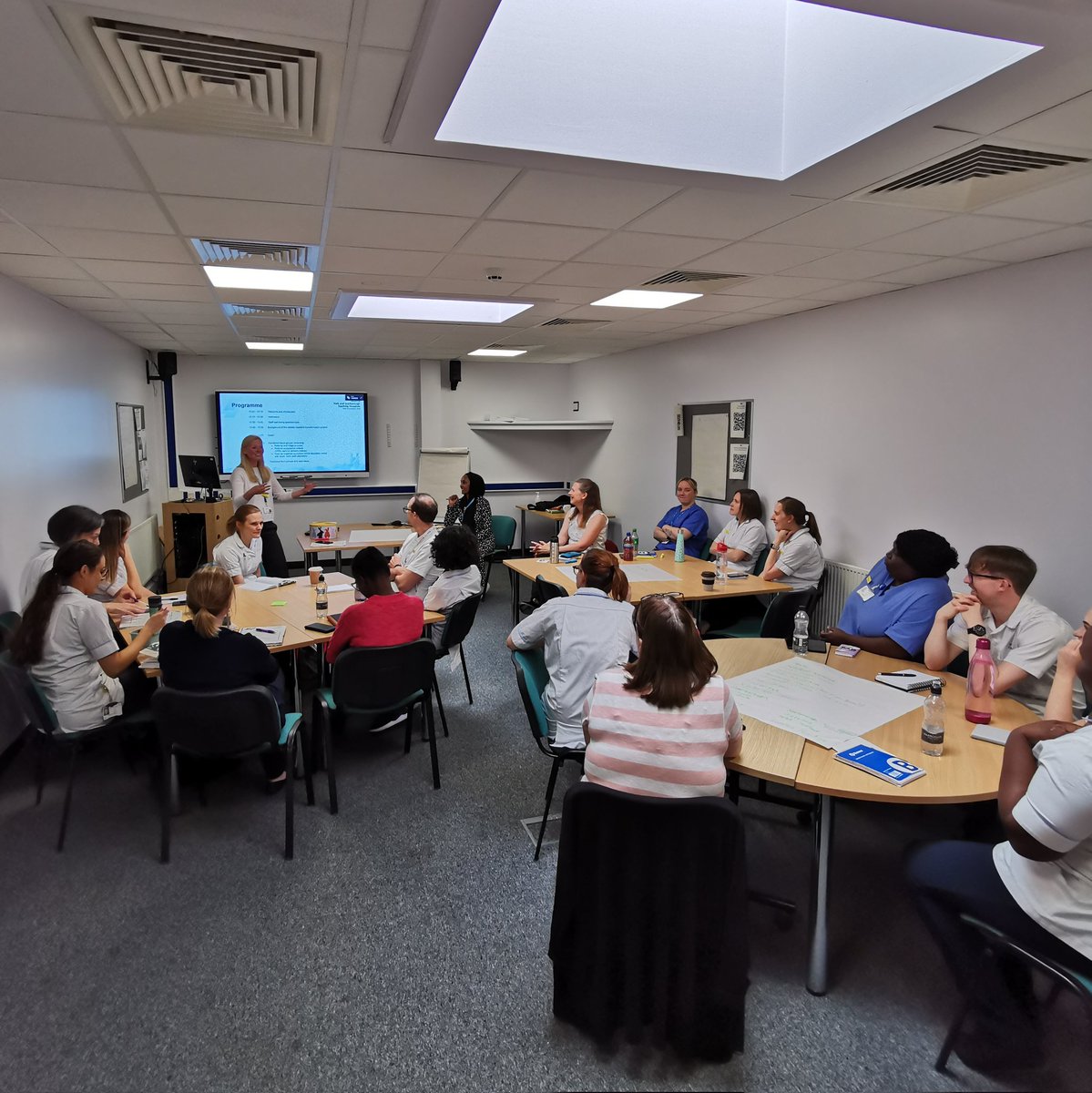 Productive afternoon at our Dietetic Inpatient Transformation Workshop. Open discussion around referral, triage, criteria and organisation of work load. Some great ideas within the department.
#transformation #improvements #teamwork #wearedietetics #YorkScarboroughDietitians