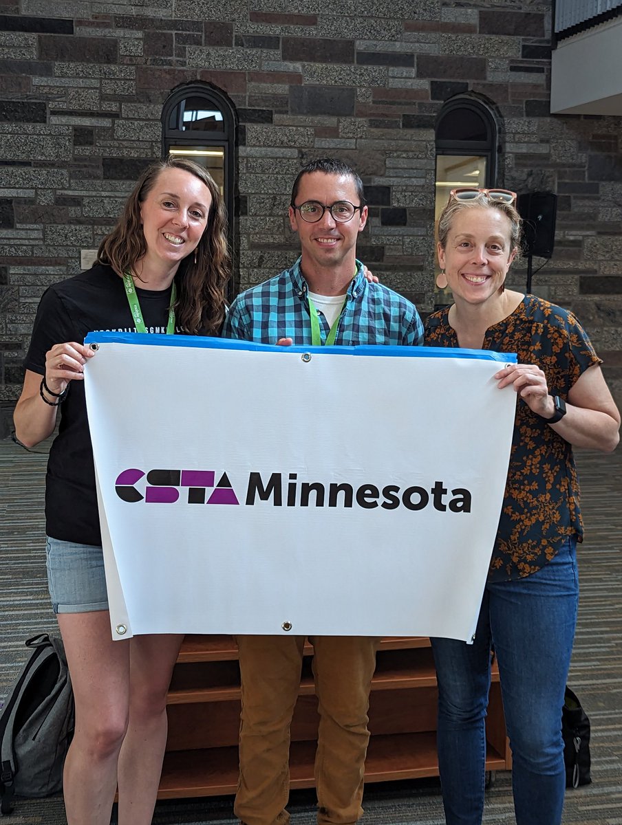 Kicked off the MN #CSPD week yesterday with a <a href="/CSTA_MN/">CSTA MN</a> mixer! Excited to be at <a href="/StScholastica/">St. Scholastica</a> for the next few days of equity-focused #CSEd PD!