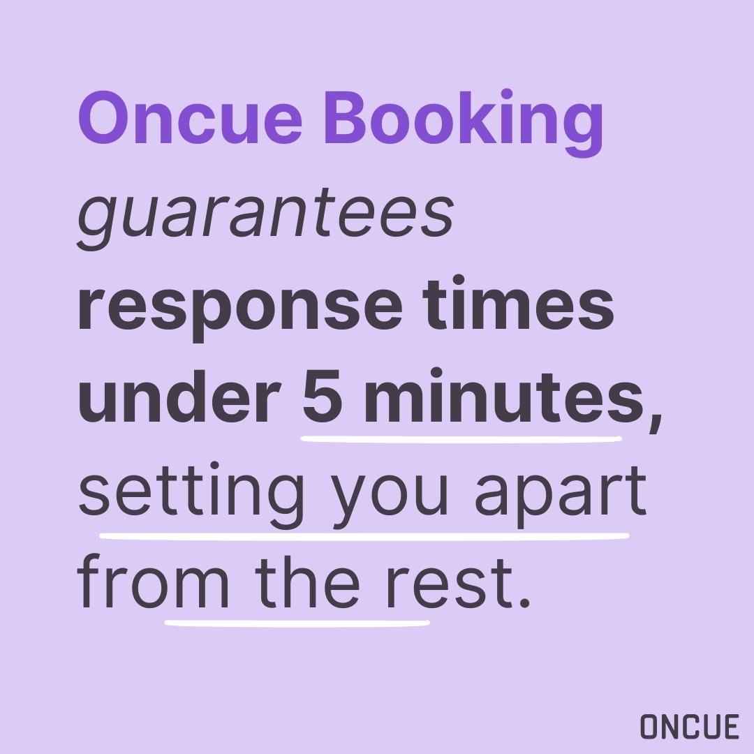 Only 7%?! That means 93% of moving companies are missing out on sales. 🤯
Data shows majority of sales go to the company that responds first. ⏰

With Oncue Booking, your moving company will always be the first your leads hear back from. 🏆