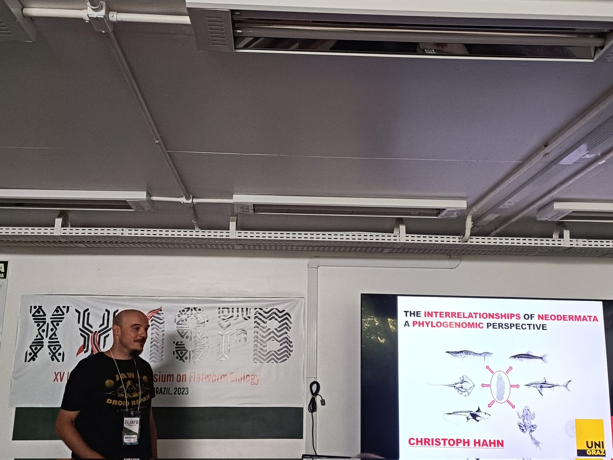 Maarten Vanhove (@mpm_vanhove) on Twitter photo Proud to see the collaboration between <a href="/EcoEvoGraz/">EcoEvoGraz</a> <a href="/UniGraz/">Uni Graz/University of Graz</a>, <a href="/BiTE_UHasselt/">BiTElab</a> <a href="/CMK_Uhasselt/">CMK UHasselt</a> <a href="/uhasselt/">Universiteit Hasselt</a>, <a href="/muni_cz/">Masarykova univerzita</a> and many others presented by <a href="/C__Hahn/">Christoph Hahn</a> at #XVISFB. The <a href="/monogeniac/">monogeniac</a> project funded by <a href="/FWF_at/">FWF</a> is yielding amazing insights in flatworm phylogenomics! Proud to see the collaboration between <a href="/EcoEvoGraz/">EcoEvoGraz</a> <a href="/UniGraz/">Uni Graz/University of Graz</a>, <a href="/BiTE_UHasselt/">BiTElab</a> <a href="/CMK_Uhasselt/">CMK UHasselt</a> <a href="/uhasselt/">Universiteit Hasselt</a>, <a href="/muni_cz/">Masarykova univerzita</a> and many others presented by <a href="/C__Hahn/">Christoph Hahn</a> at #XVISFB. The <a href="/monogeniac/">monogeniac</a> project funded by <a href="/FWF_at/">FWF</a> is yielding amazing insights in flatworm phylogenomics!