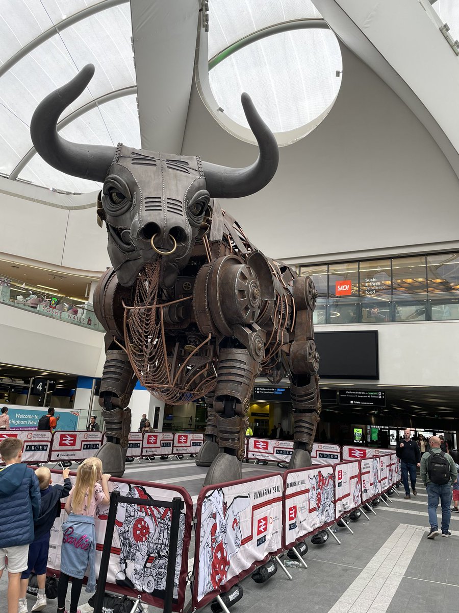 From today, visitors to Birmingham arriving at New Street Station will be greeted by Ozzy! #Birmingham #Ozzy #NewStreetStation #Birmingham2022