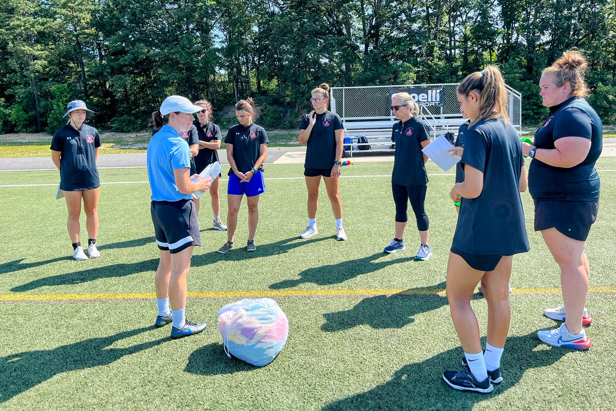 NJ Youth Soccer proudly partnered with @WAGSinSoccer to hold All-Female US Soccer 9v9 and 11v11 Grassroots Coaching License Courses today in Tinton Falls. These 4-hour courses built upon the principles covered in U.S. Soccer’s Introduction to Grassroots Coaching Module.