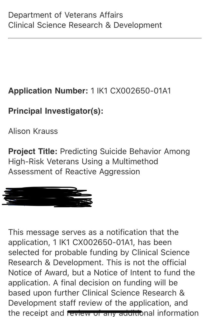 My VA CDA-1 application was recommended for funding! Woohoo 🎉 

For those in the thick of CDA applications, my first submission was described as “confusing, disappointing, and somewhat off-putting.” 😅 And it eventually got funded! There’s hope!
