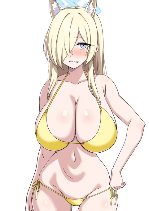 キヴォトス暑い日はビキニ着てもらって元気出そう週間昨日忘れて本日最終日 