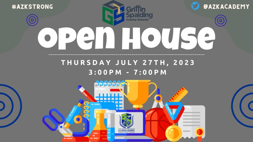 OPEN HOUSE!!!!!

Welcome to the 2023-2024 School Year!
Please join us Thursday July 27th, 2023 for our Open House
3:00PM - 7:00PM

Supplies will be available and Food!

We Look forward to seeing you!!

#AZKStrong

Twitter - @kelseyacademy