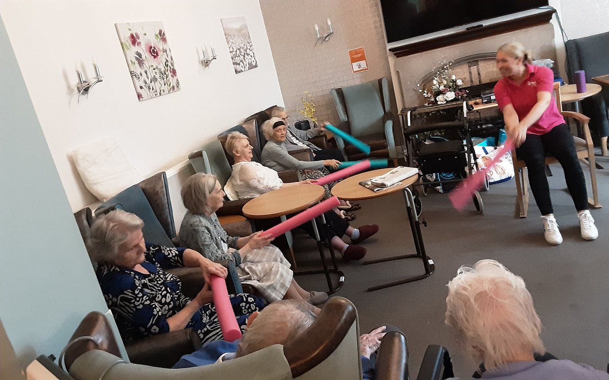 Prior_Bank's tweet photo. ⭐excersise wednesday here at priorbank ⭐ our residents love our weekly session https://t.co/F8b8OKSkKW