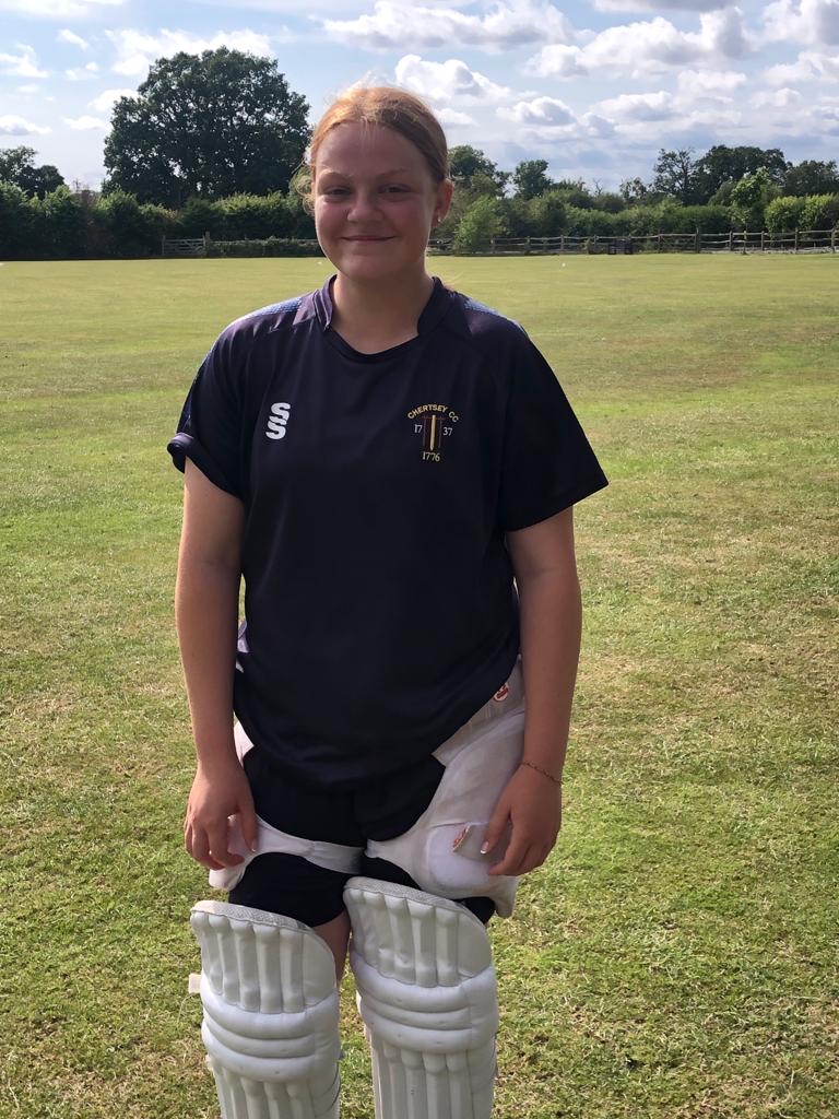 ChertseyCC's tweet photo. A huge go well to the U13s &amp; Blueberries’ Lola Hubbard who goes to Lords this Saturday as part of the MCC Foundation National Hub Finals Day, taking on Bolton’s MCC Hub. Go get em Lola!

💙🧢 | #gowell #bluecaps #girlpower https://t.co/4IJOaqy2Z3