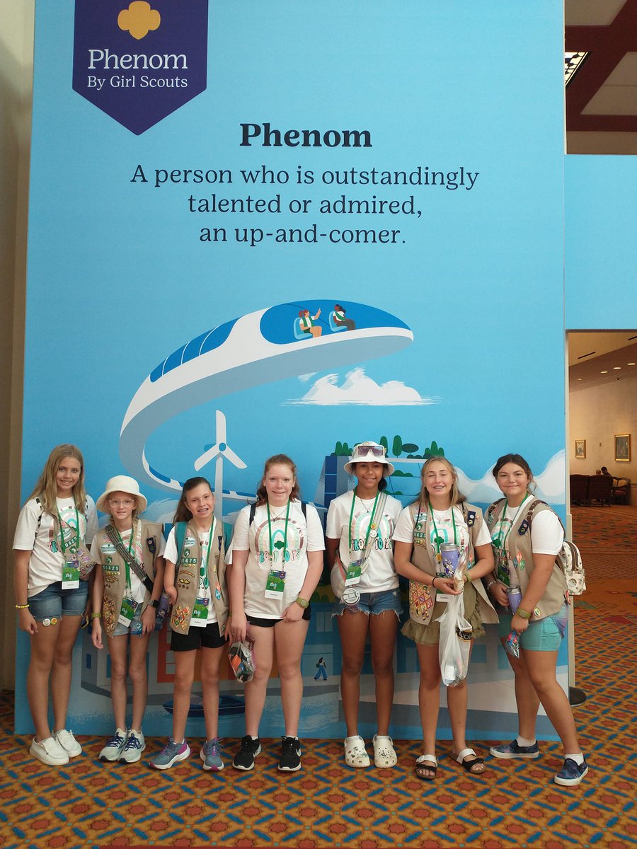 KSGirlScouts's tweet photo. Not only did our delegates have an awesome time at #PhenomByGirlScouts, but so did members across the state! Troop 10425 traveled to Orlando so they could partake in the convention where they made unforgettable memories!
#GSKH #KSGirlScouts #KansasGirlScouts #gsConvention https://t.co/xTYQnkCFxh