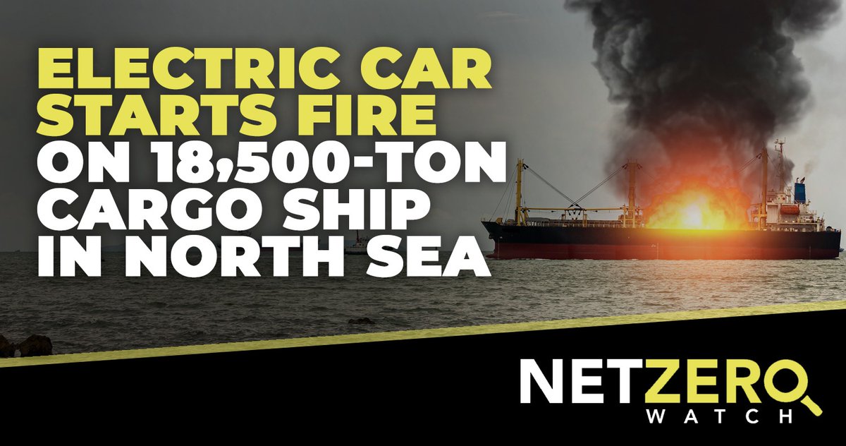 At least one crew member has died and several others were injured after an electric car fire ripped through a huge cargo ship with almost 3,000 vehicles on-board.

How long can this madness go on before ships pull the plug on EVs? #CostOfNetZero

👉 dailymail.co.uk/news/article-1…