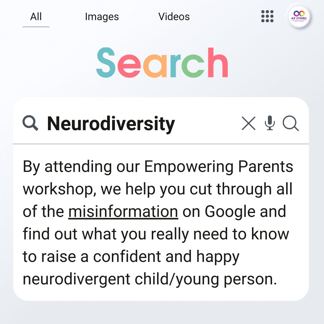 Our interactive Empowering Parents workshops are perfect for new charity members. We discuss Autism, Neurodiversity, families, school, and much more. 

Sign up for our workshops and support for neurodiverse children, young people and their families at: apcymru.org.uk/families.