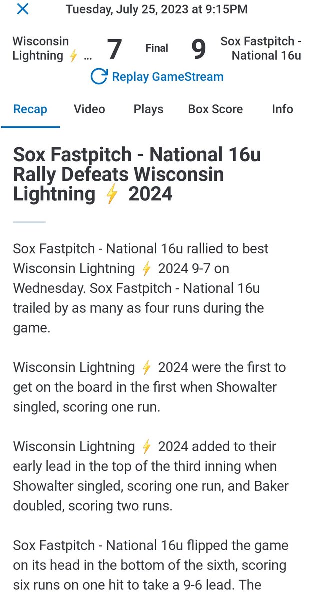 nwisoxfastpitch's tweet image. @SOXFastpitch06 making noise in So Cal with a big comeback victory last night to stay in the winners' bracket!  Keep grinding and making us proud!  #PlayPGF #PGFNationals #HuntingtonBeach