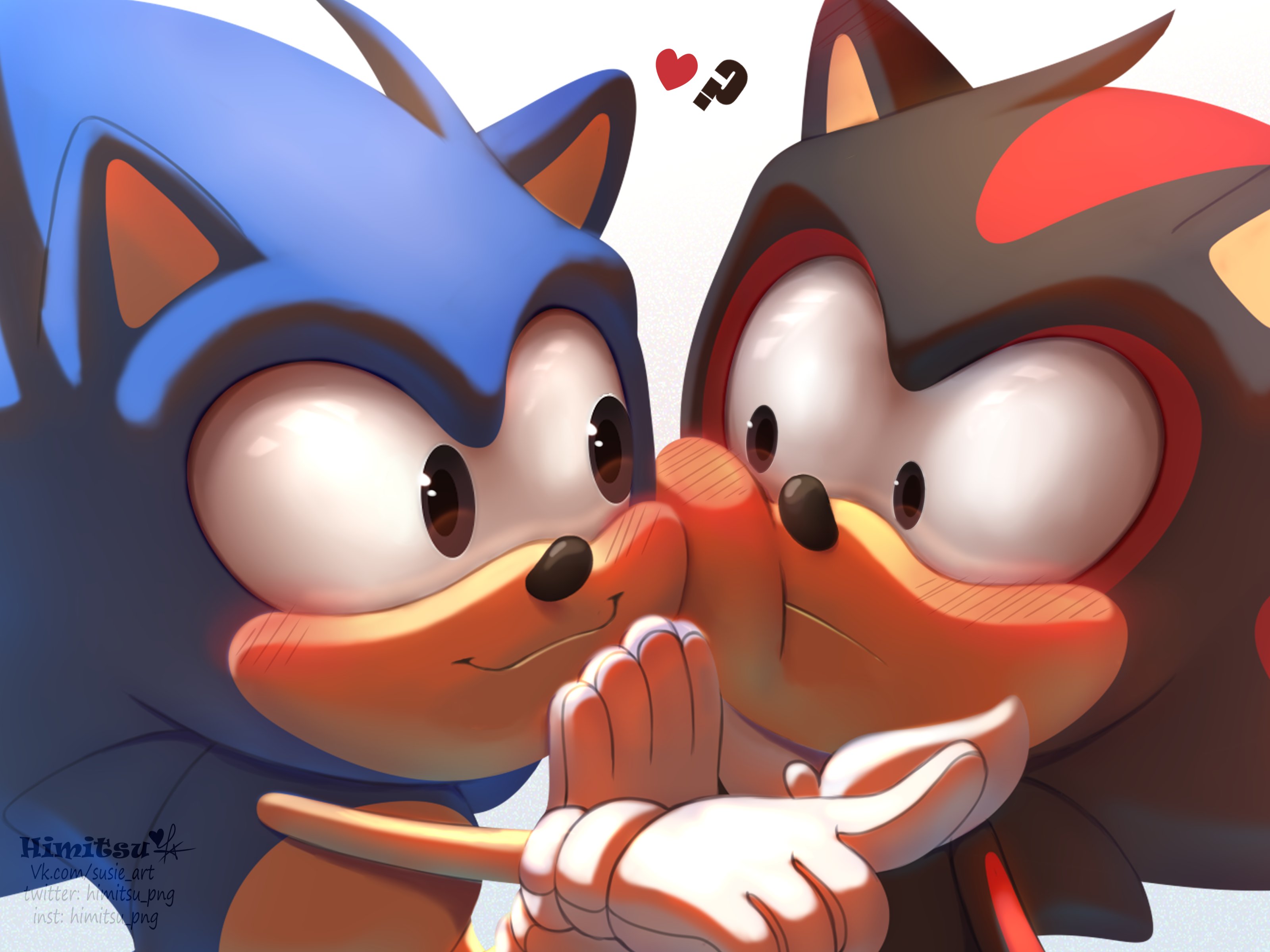 ℌ𝔦𝔪𝔦𝔱𝔰𝔲 (COMMS OPEN) on X: This is the first time they've seen a kiss  on the cheek, and Sonic now wants to give it a try #sonadow #shadonic  #SonicTheHedgehog #ShadowTheHedgehog #sonic #shadow #
