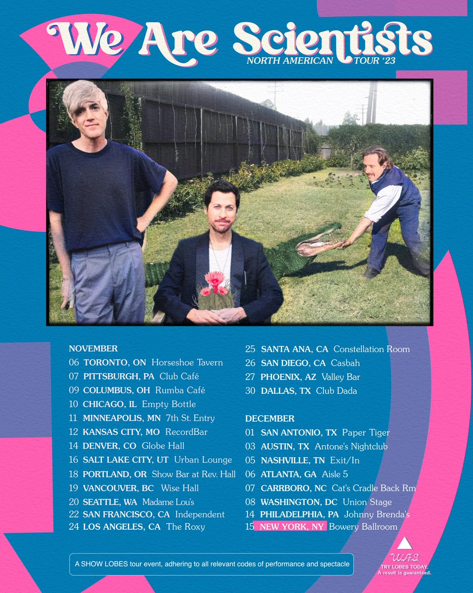 We Are Scientists tweet media