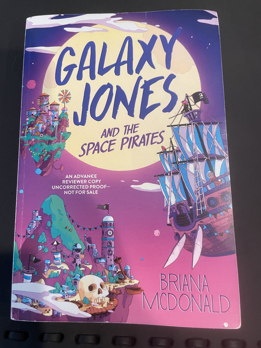 Also recently finished this fast-moving MG SciFi by <a href="/BrianaRMcDonald/">Briana McDonald</a> about an expanding universe, a prince &amp; a seemingly normal deep space girl, &amp; their quest to find themselves while saving the solar system from space pirates. Next up on the #bookbrigade is <a href="/muellerspace/">Kelly Mueller</a>