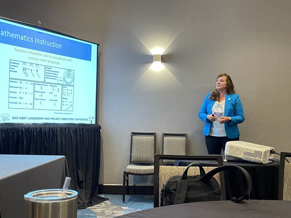 KetterlinGeller's tweet image. Sharing ⁦@ProjectSTAIR⁩ findings and math instructional resources for students experiencing difficulty at #OSEP2023 Follow us to learn more! ⁦@sarahpowellphd⁩ ⁦@EricaLembke⁩ ⁦@RME_SMU⁩