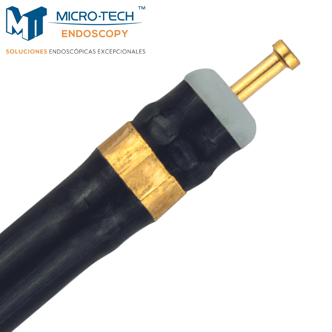 microtechlatam's tweet photo. ¡Maximiza los resultados en el #3erEspacio con el #GOLDKNIFE de #MicroTechLatam! Diámetro fino para un corte preciso + inyección a alta presión para una barrera sin adherencias ni complicaciones. #CorteSeguro #endoscopia #ESD https://t.co/6mHFfXtGk0