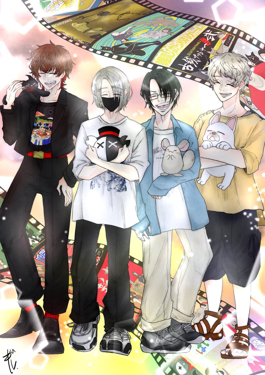 #日本TOP4_6周年 
 #自称日本TOP4六周年

『いつの間にかこうして集まったのは 多分なんらかの奇跡だ』