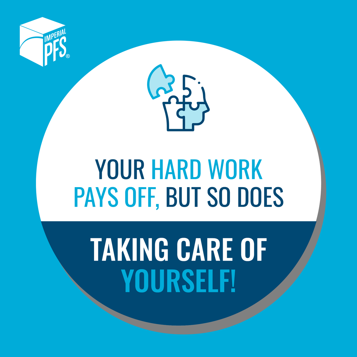 There's a difference between pushing yourself, and pushing past your limit. Your hard work pays off, but so does taking care of yourself. Make sure you complete the tasks needed to keep you healthy and happy, as well as get your work done!
#takeabreak #mentalhealth #imperialpfs