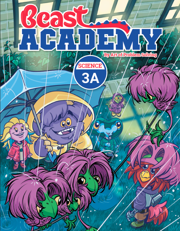 🎉 Beast Academy is expanding into a new subject with the release of Beast Academy Science 3A! Join your favorite Beast Academy characters as they embark on new adventures through the exciting realms of motion, weather, and survival. Get your copy here: bit.ly/3rO9Uvq