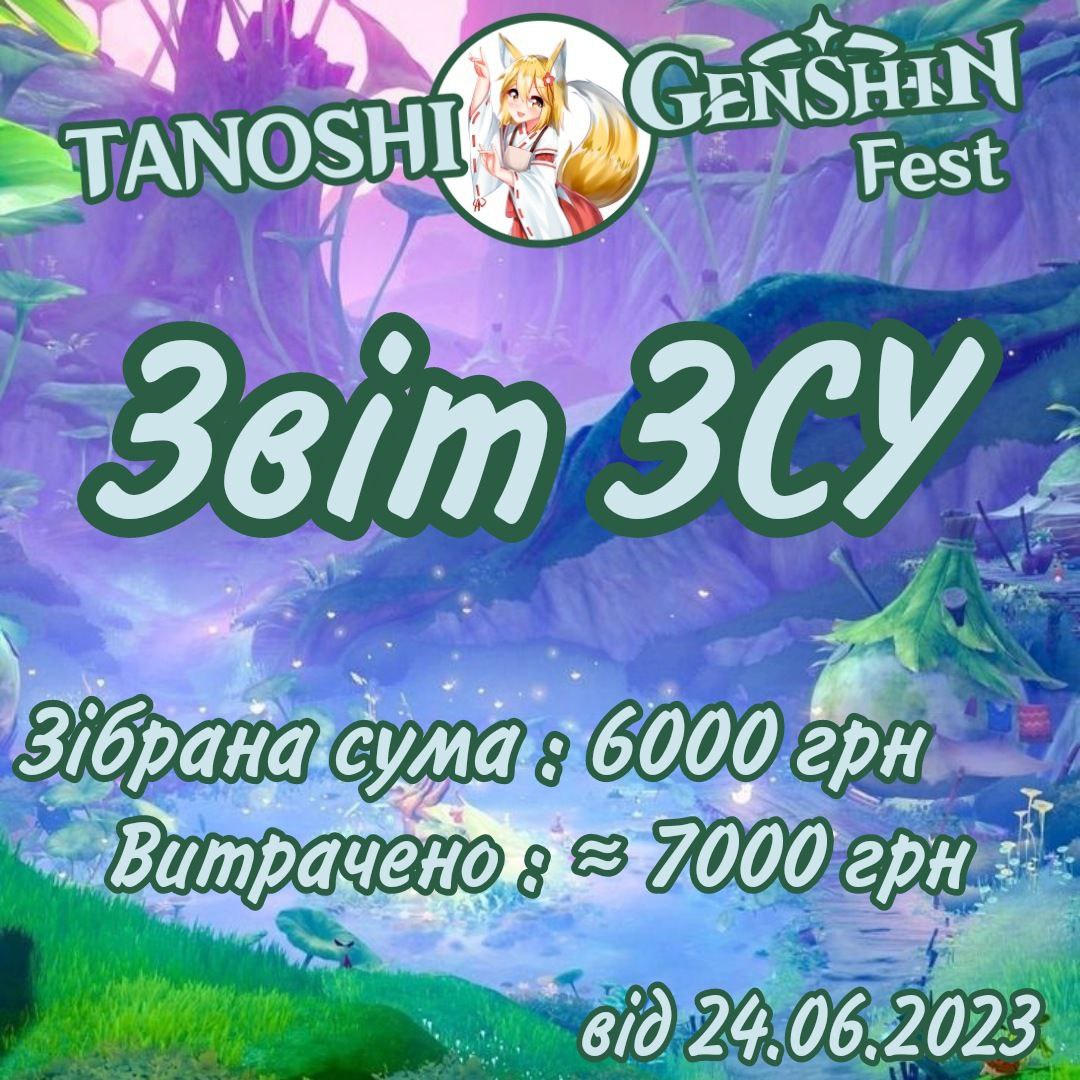 Звіт після івенту Genshin Fest від Tanoshi Party