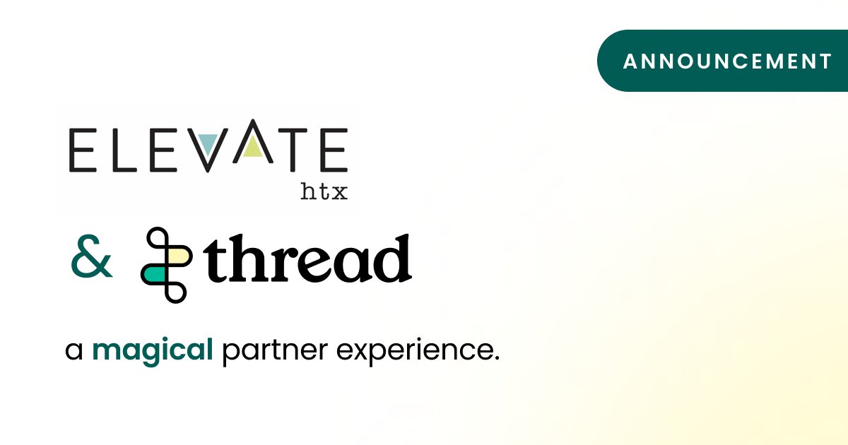 We’re excited to announce a strategic partnership between Thread and Elevate Advisory Services, LLC!

Elevate’s Microsoft ecosystem and GTM expertise will empower Thread to accelerate our Teams and Azure OpenAI Service strategy and further our mission: to make service magic ✨