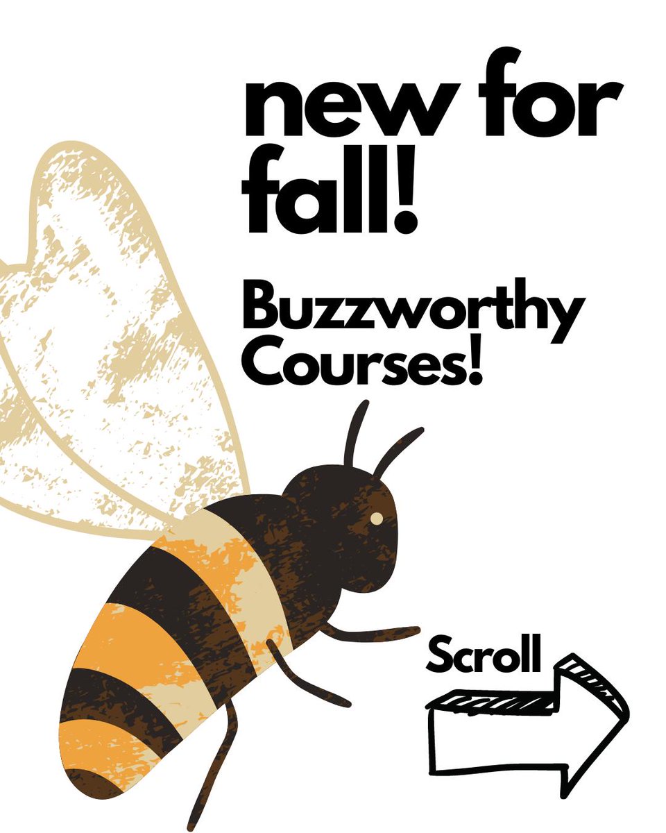TDSB_ConEd's tweet image. We are BUZZING with excitement for our highly anticipated Learn4Life fall term. Registration opens August 16 and courses will be listed on our website a week prior.

NEW FOR FALL. ALL THINGS 🐝

🐝Apicosmetics
🐝Apicuisine
🐝Apitherapy

learn4life.ca  #Learn4Joy