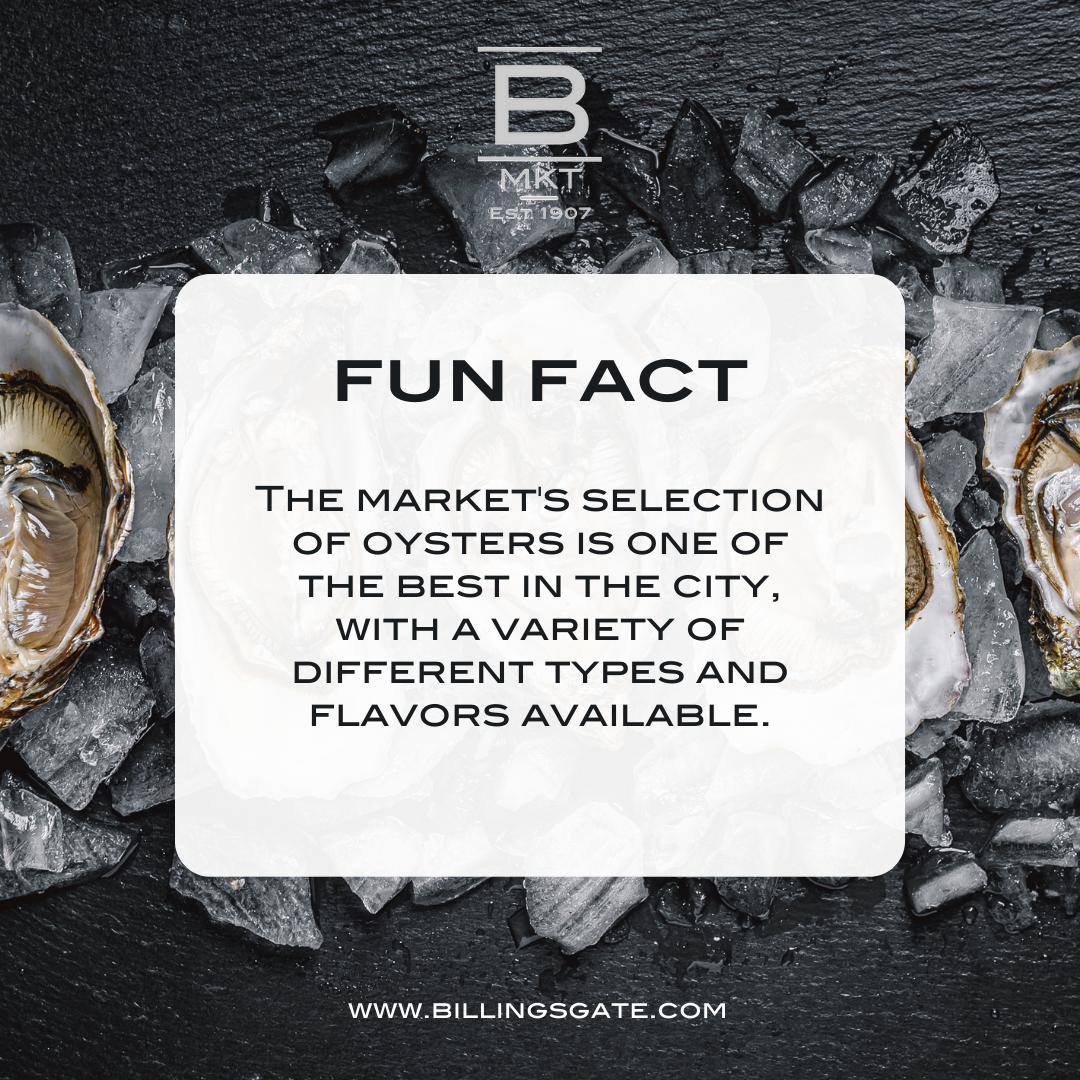 bfallwell's tweet image. 🦪👌 Indulge in the best selection of oysters in the city at our market.

🍽️🌊 With a range of flavors and types to choose from, our oysters are sure to satisfy even the most discerning seafood aficionado!