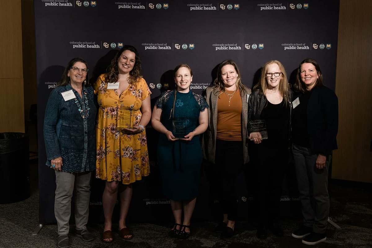 ColoradoSPH's tweet photo. Congrats to this year's university and school award winners and #DeltaOmega inductees! We couldn't be prouder of all that you've accomplished. Check out the list of award winners: https://t.co/Bi1tId4x65
#PublicHealth #CommunityHealth #Research #GraduateSchool #Awards https://t.co/r95UNv9znp