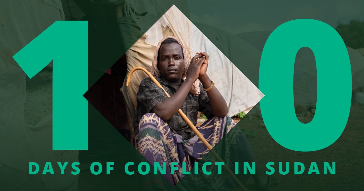 ShelterBox's tweet photo. ⚠️ Yesterday marked 100 days since fighting broke out in #Sudan. In that time:

3.3 million people have been displaced.
742,000 have fled outside the country.

#ShelterBox is providing emergency shelter to people entering Chad. Visit https://t.co/pDVVVD5q8Q to learn more https://t.co/p2M1cRryNQ